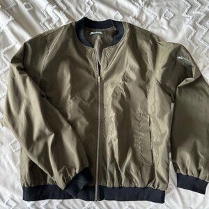 Women's Army Green Bomber Jacket